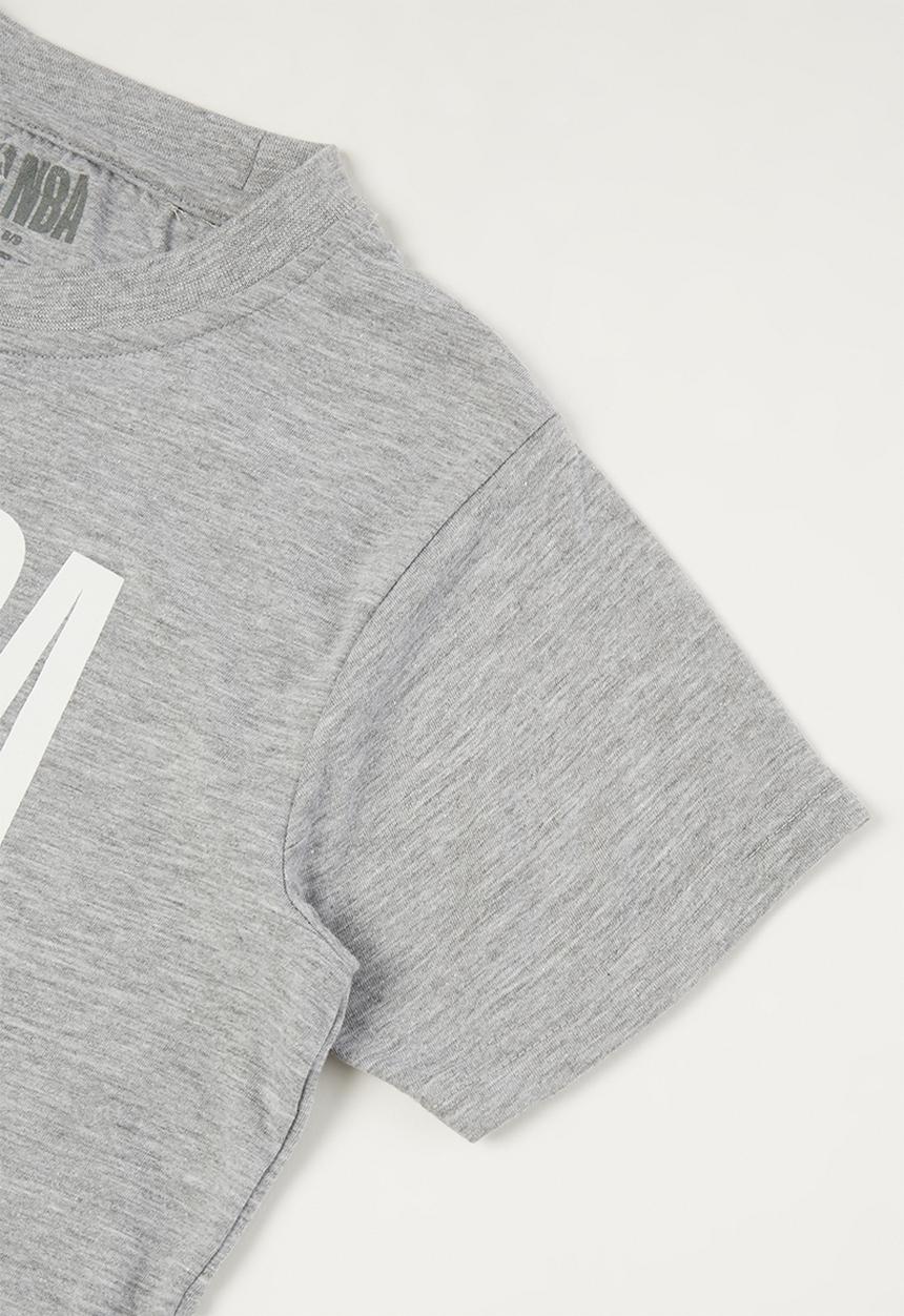 NBA - Nba straight hem printed tee - grey