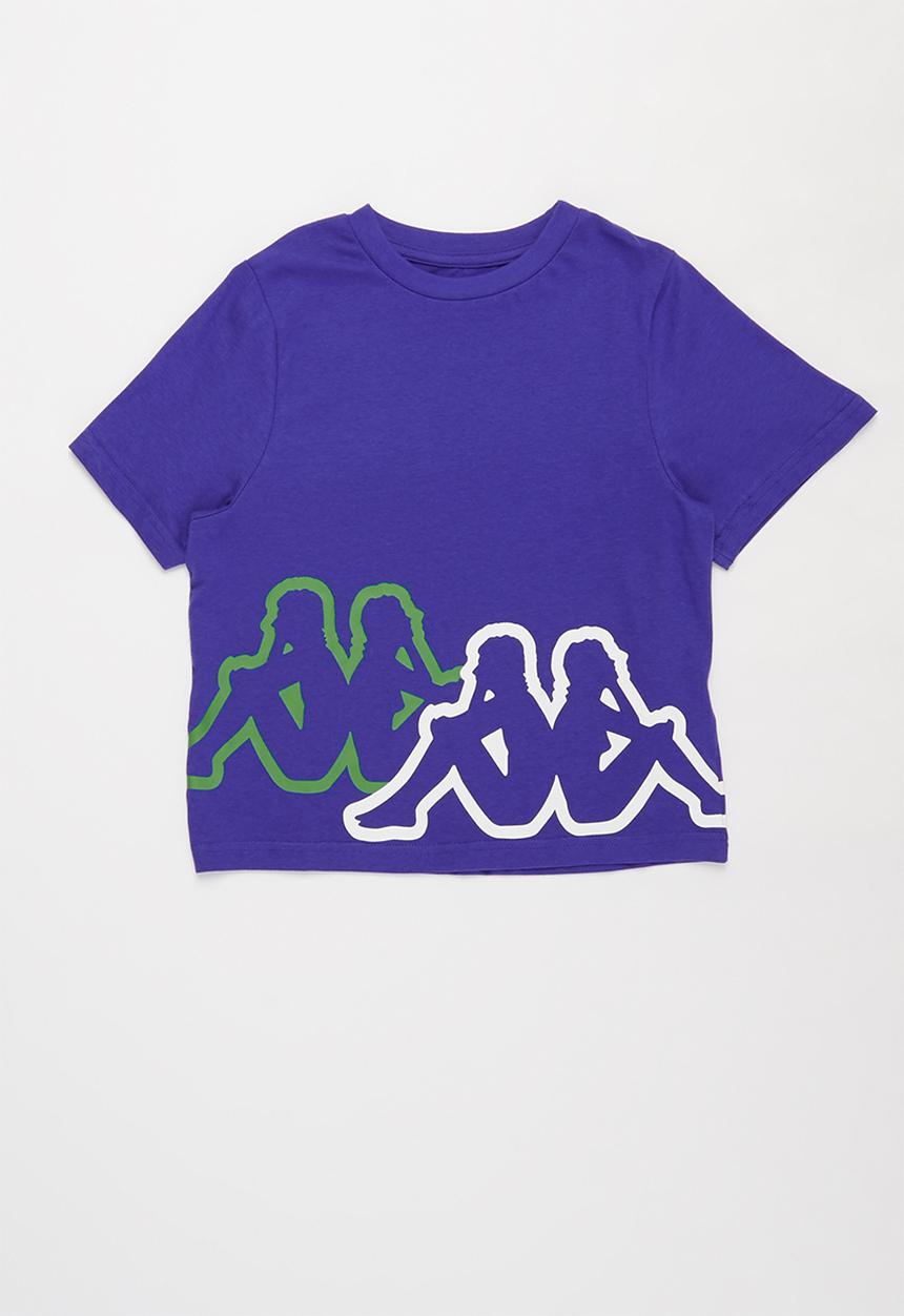 KAPPA - Logo caffy tee - blue