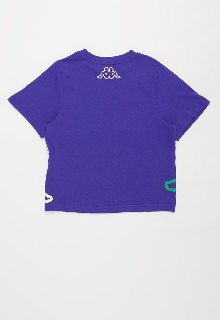 KAPPA - Logo caffy tee - blue
