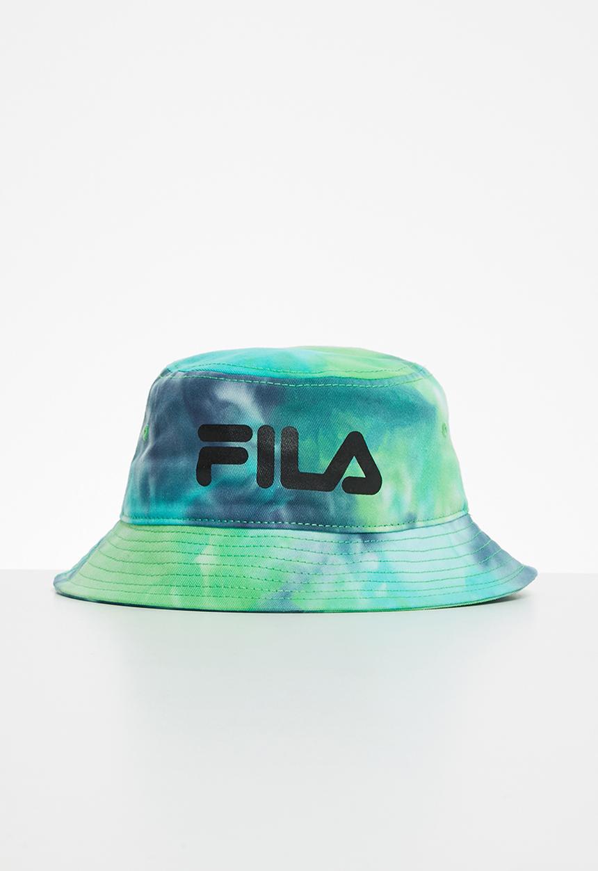 FILA - Fognini tie dye bucket hat - green