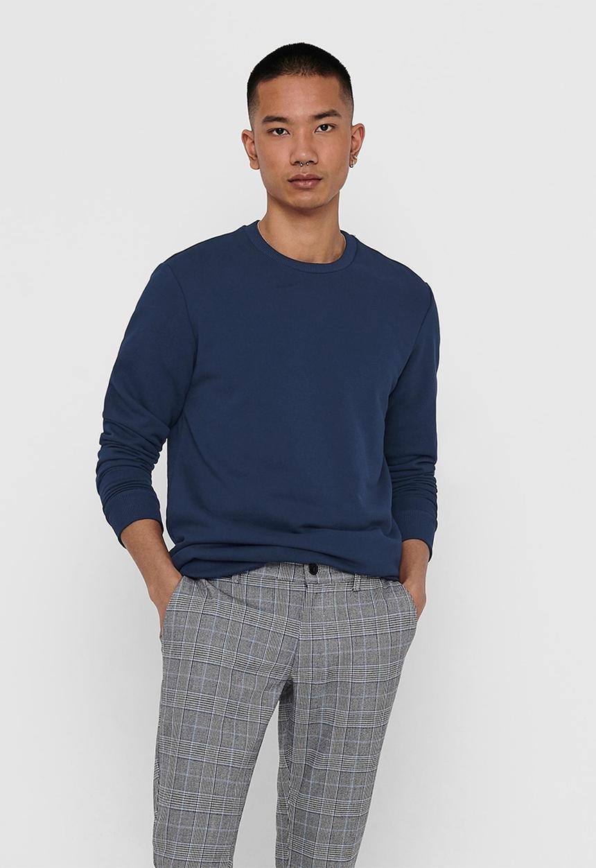 Only & Sons - Ceres life crew sweat - dress blue