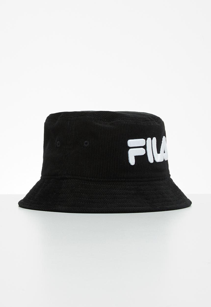 FILA - Andy corduroy bucket hat - black