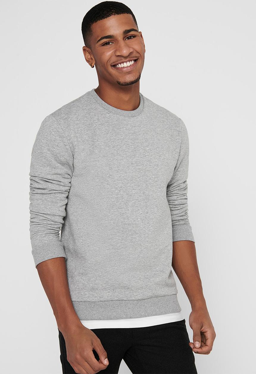 Only & Sons - Ceres life crew sweat - light grey