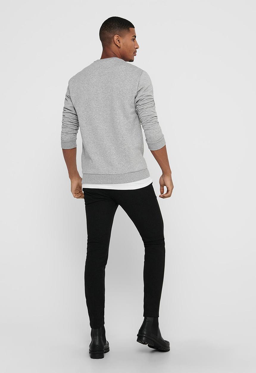 Only & Sons - Ceres life crew sweat - light grey