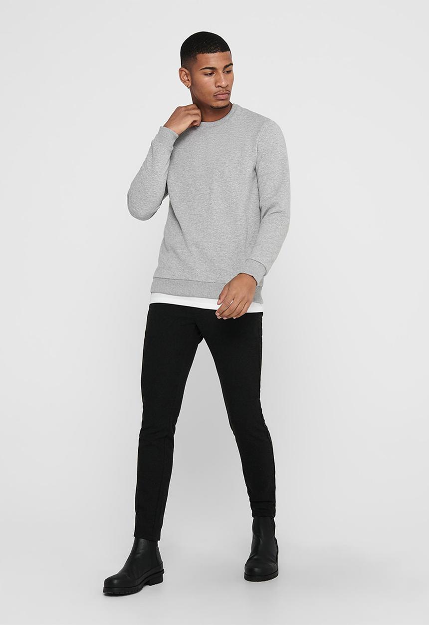 Only & Sons - Ceres life crew sweat - light grey