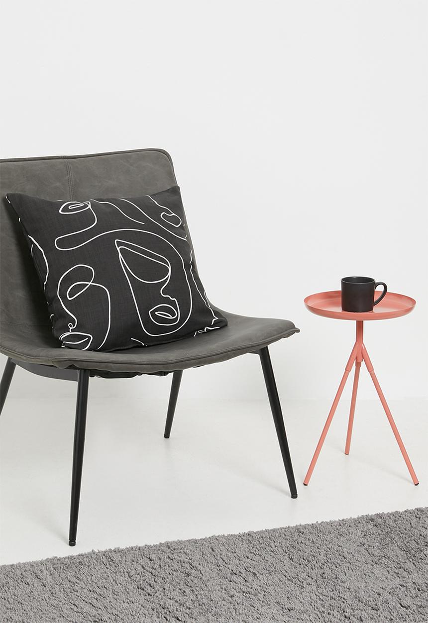 Sixth Floor - Sam tri table - rose bronze