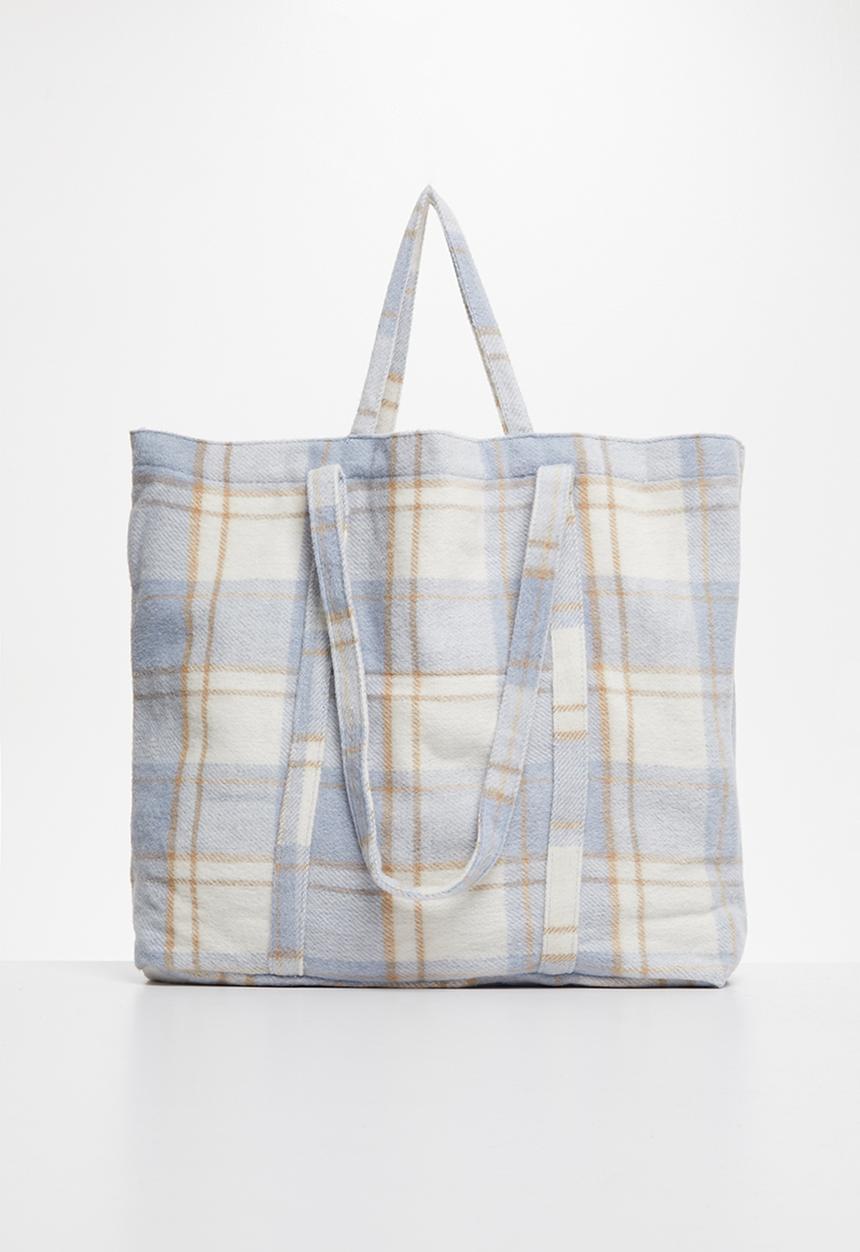 Rubi - Check mate tote - blue 