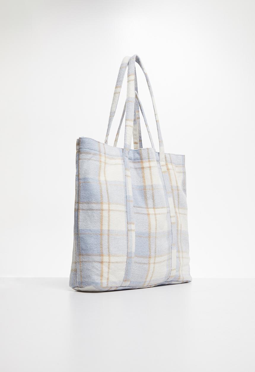 Rubi - Check mate tote - blue 