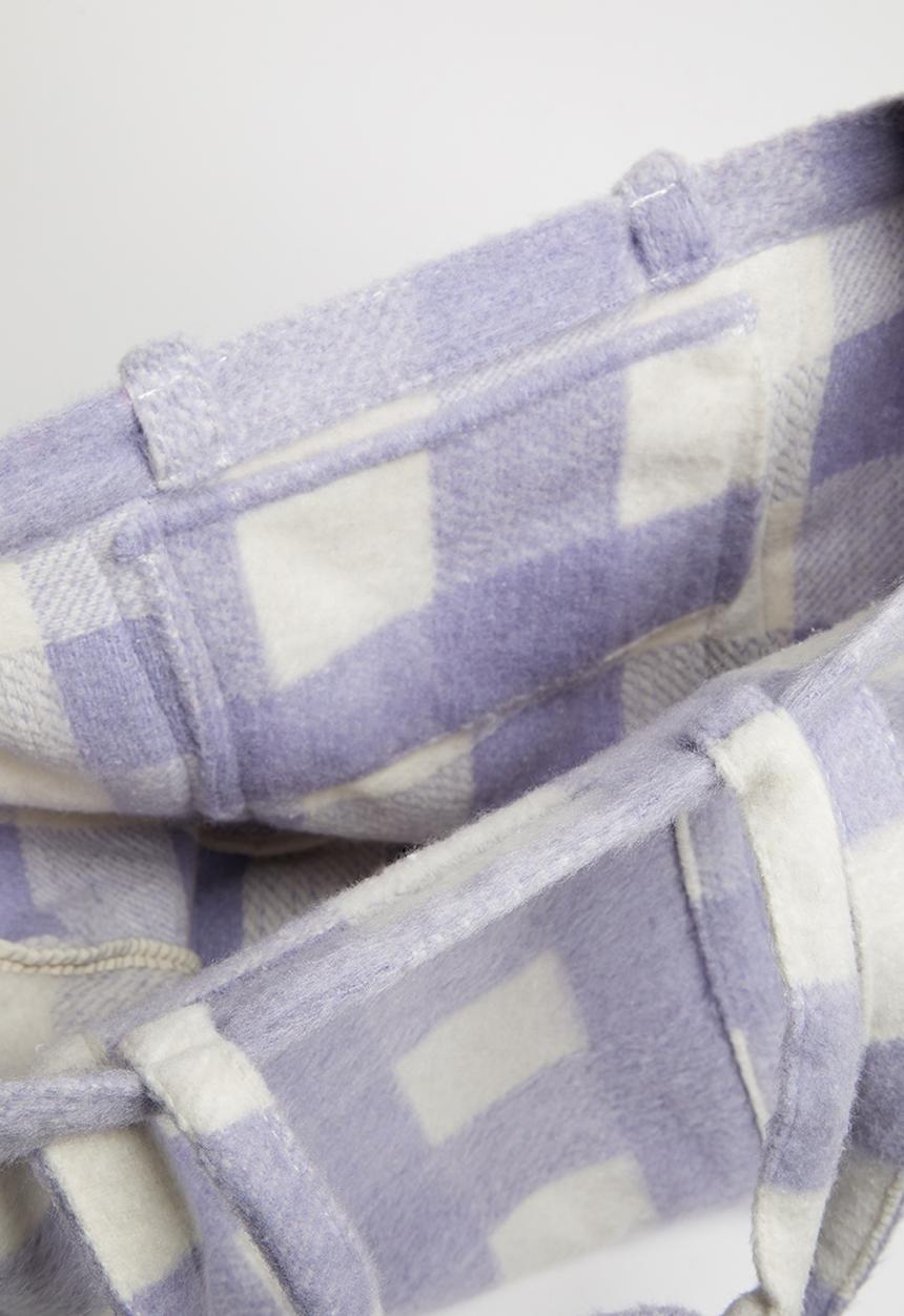 Rubi - Check mate tote - purple