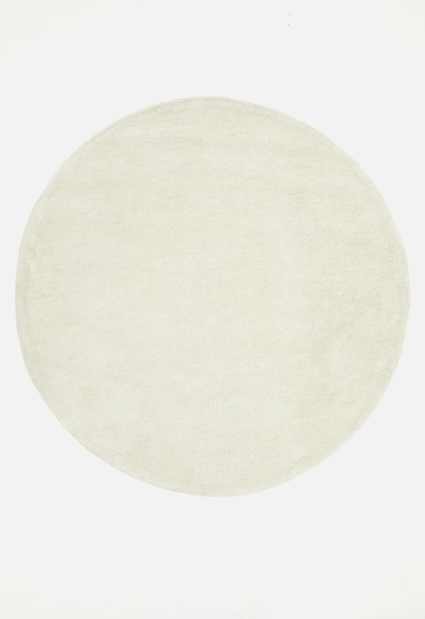 Sixth Floor - Shaggy round rug - cream