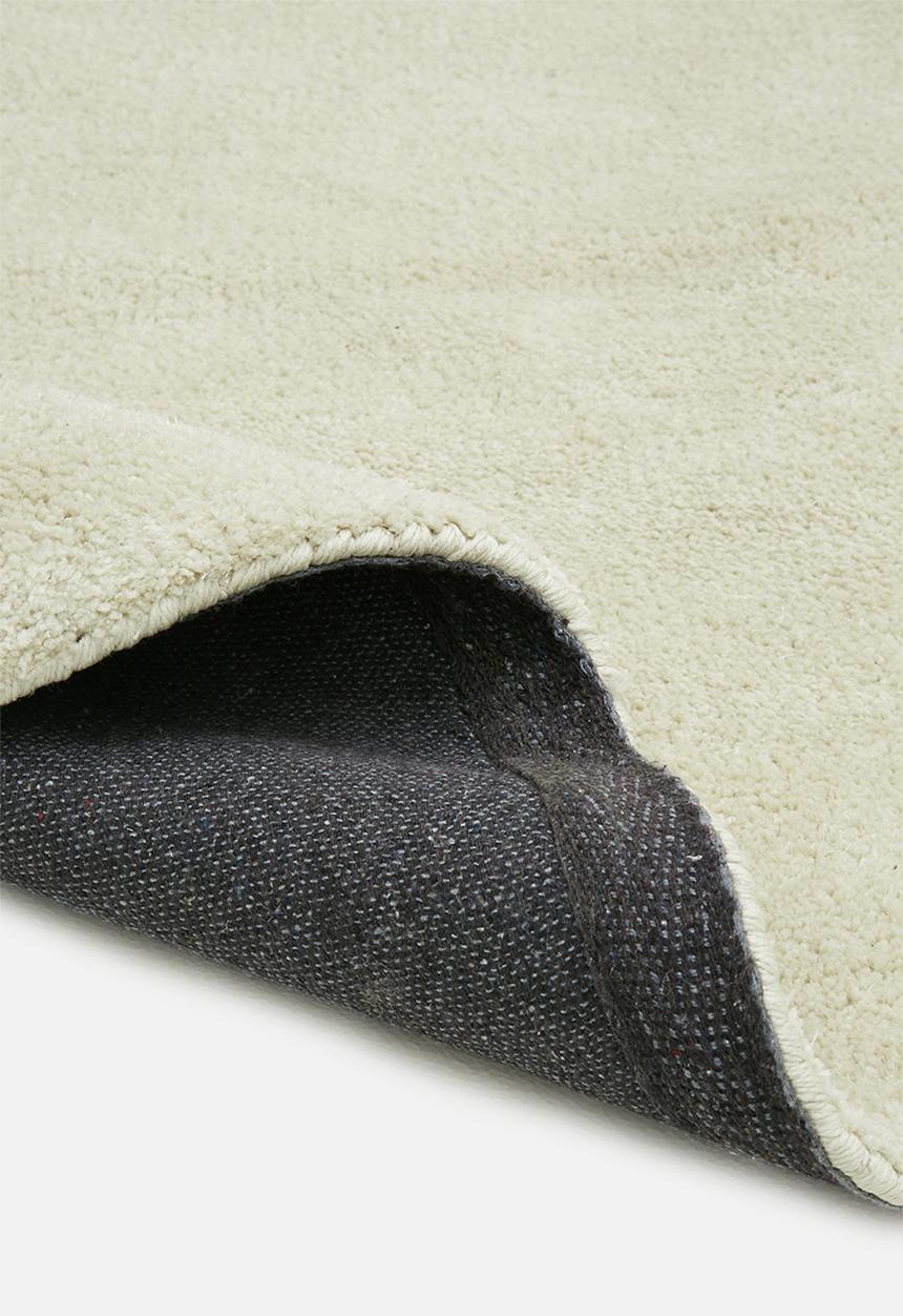 Sixth Floor - Shaggy round rug - cream