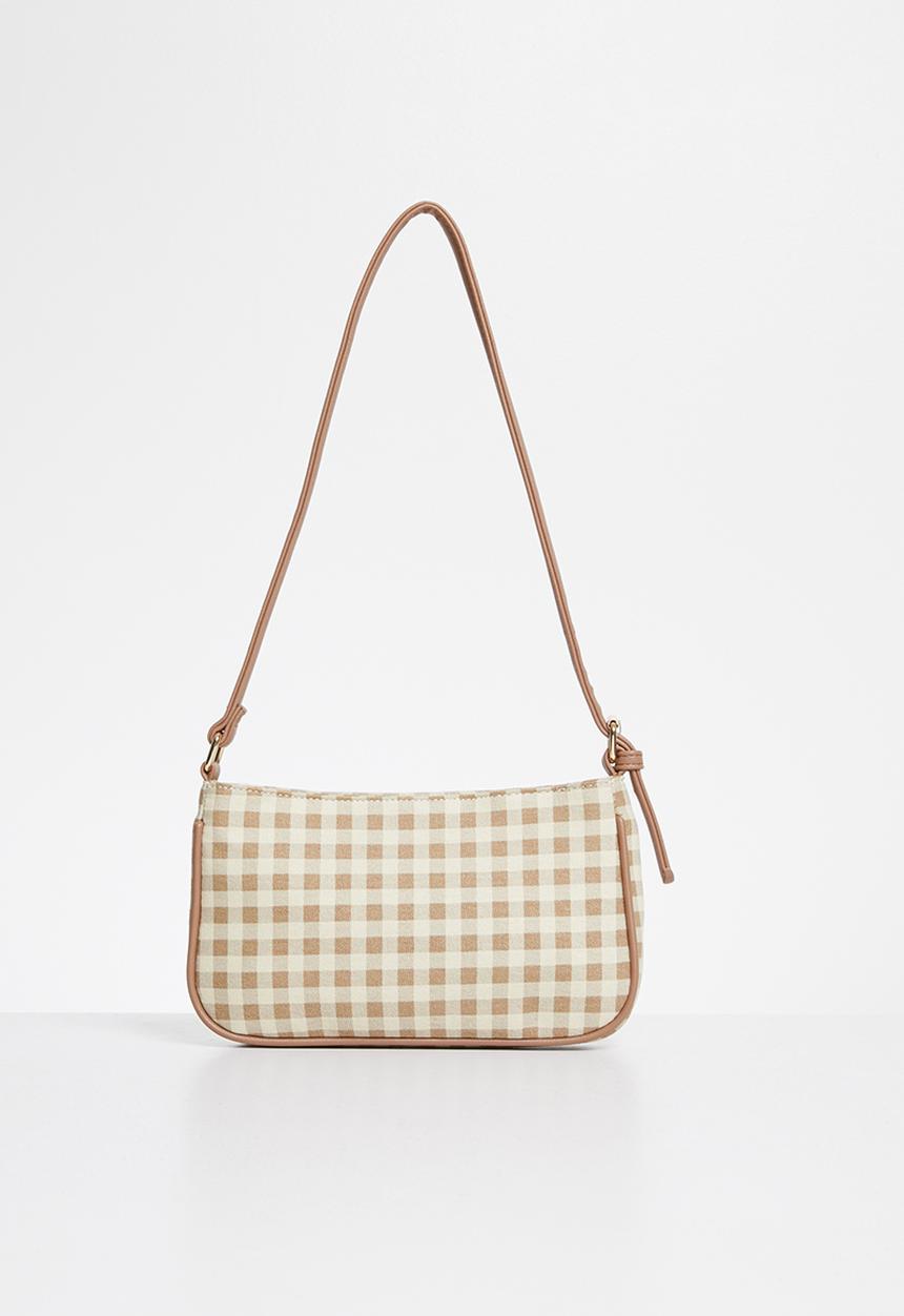 Rubi - Lexi underarm bag - brown & neutral