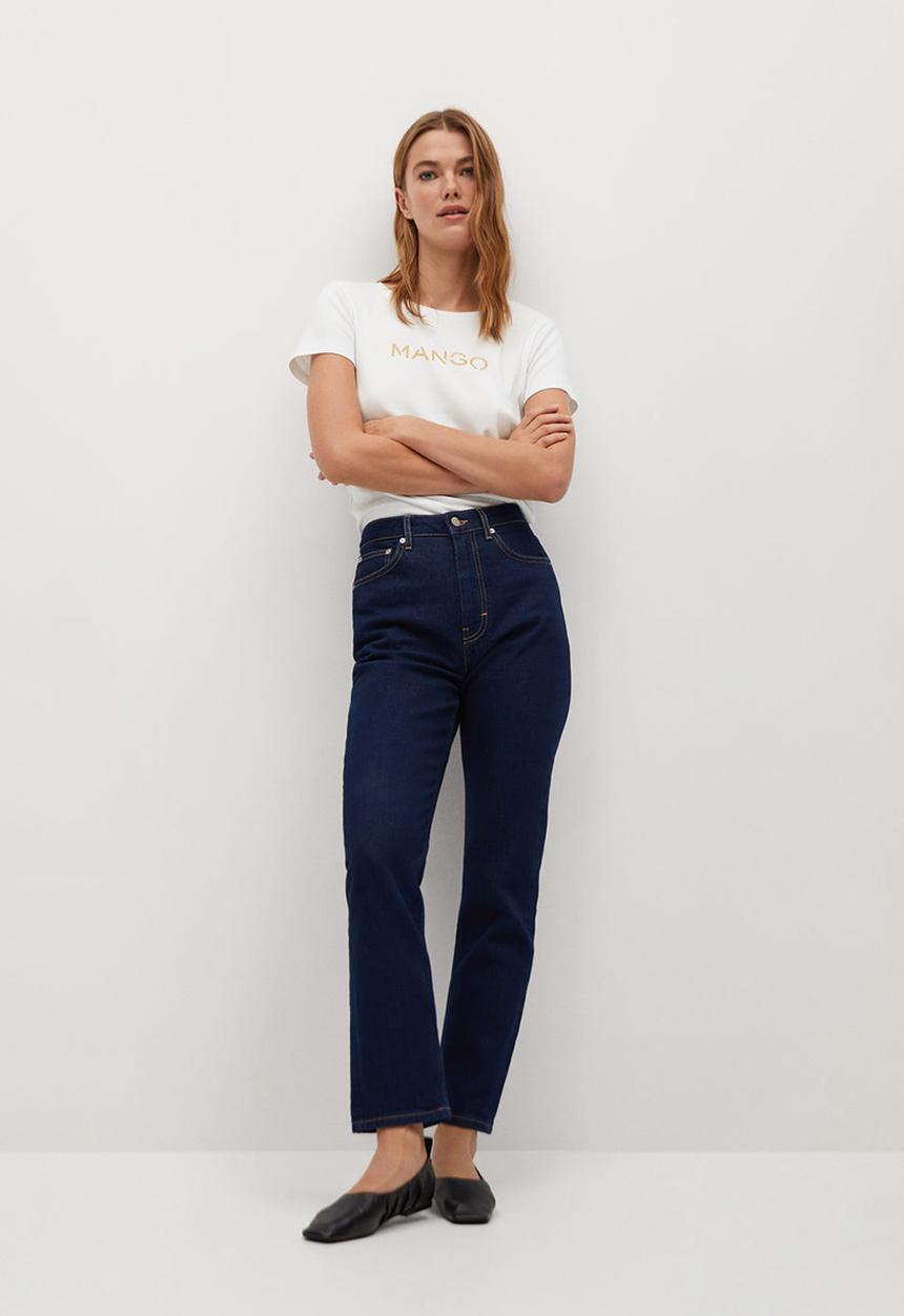 MANGO - T-shirt psmango - white