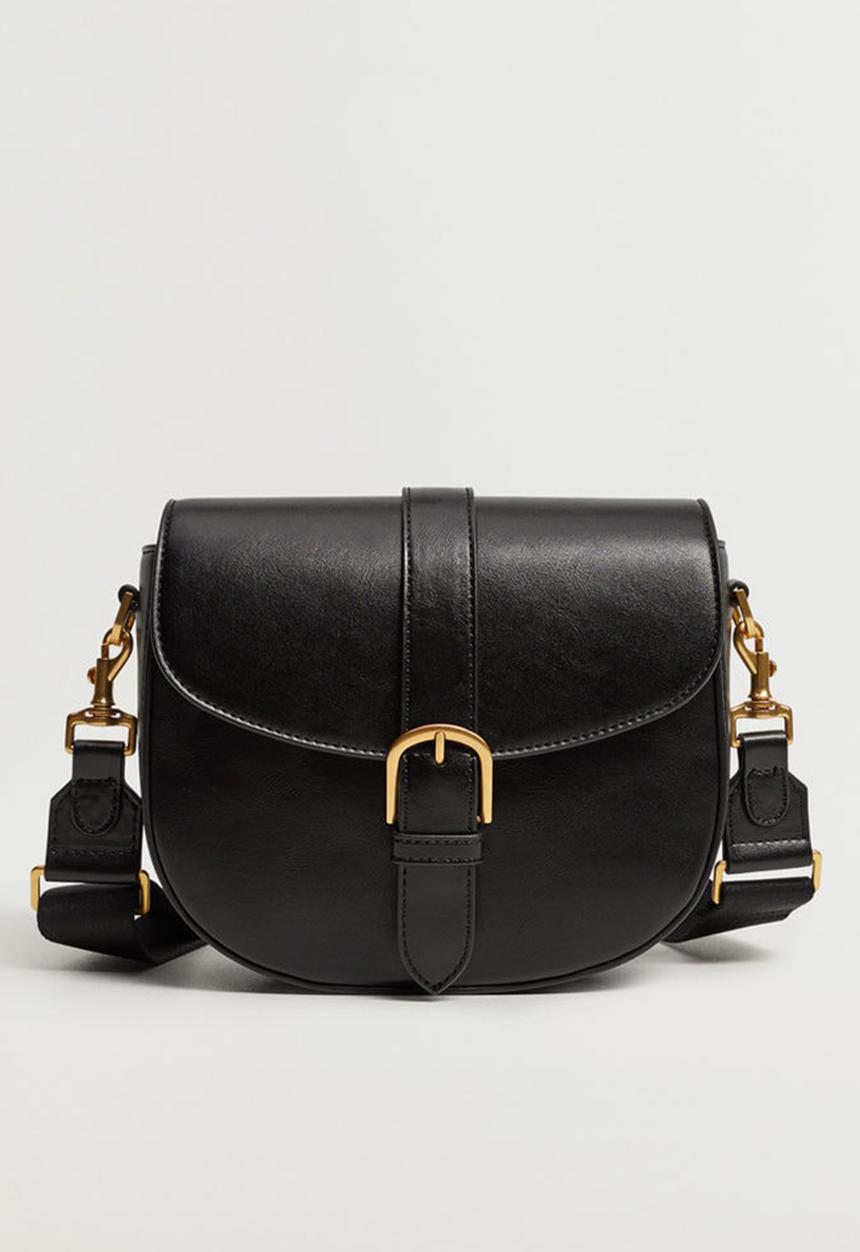 MANGO - Kelly bag - black