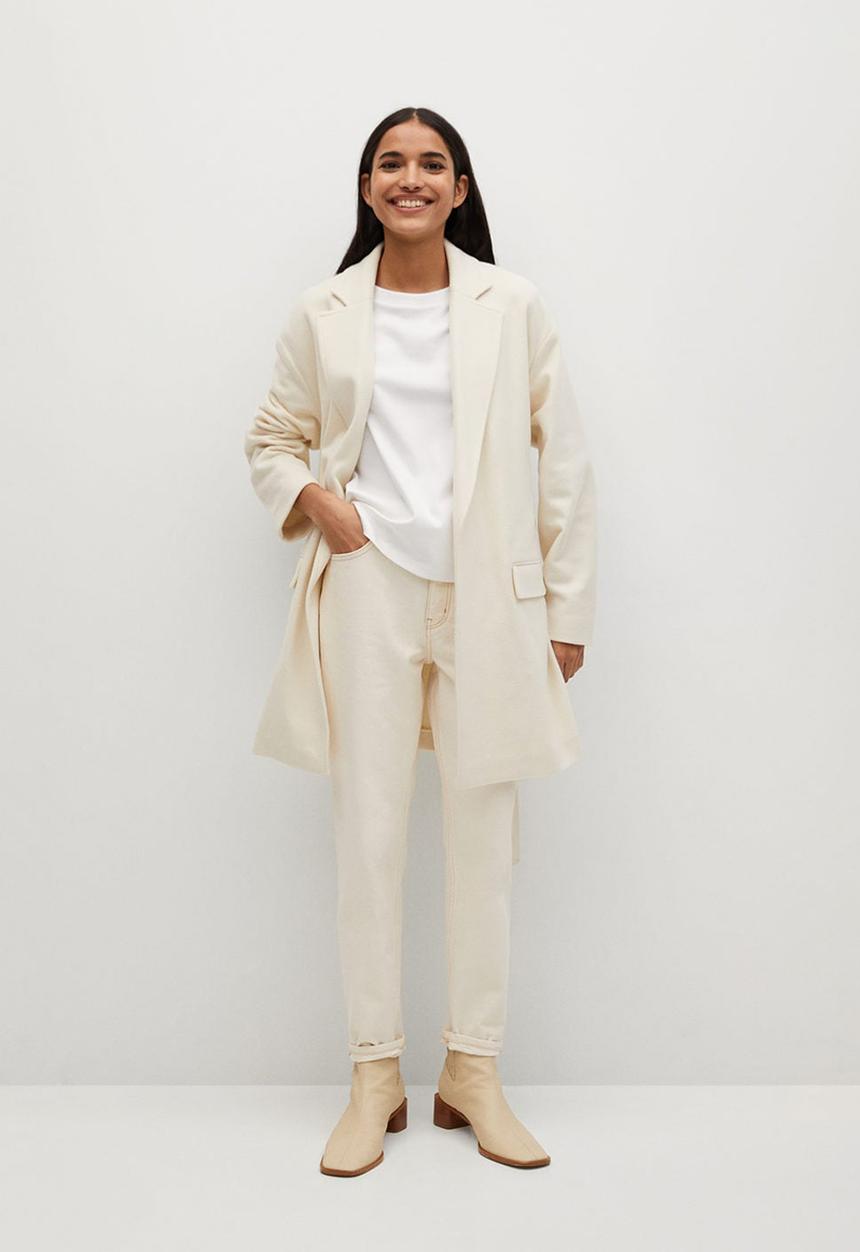 MANGO - T-shirt sito - white