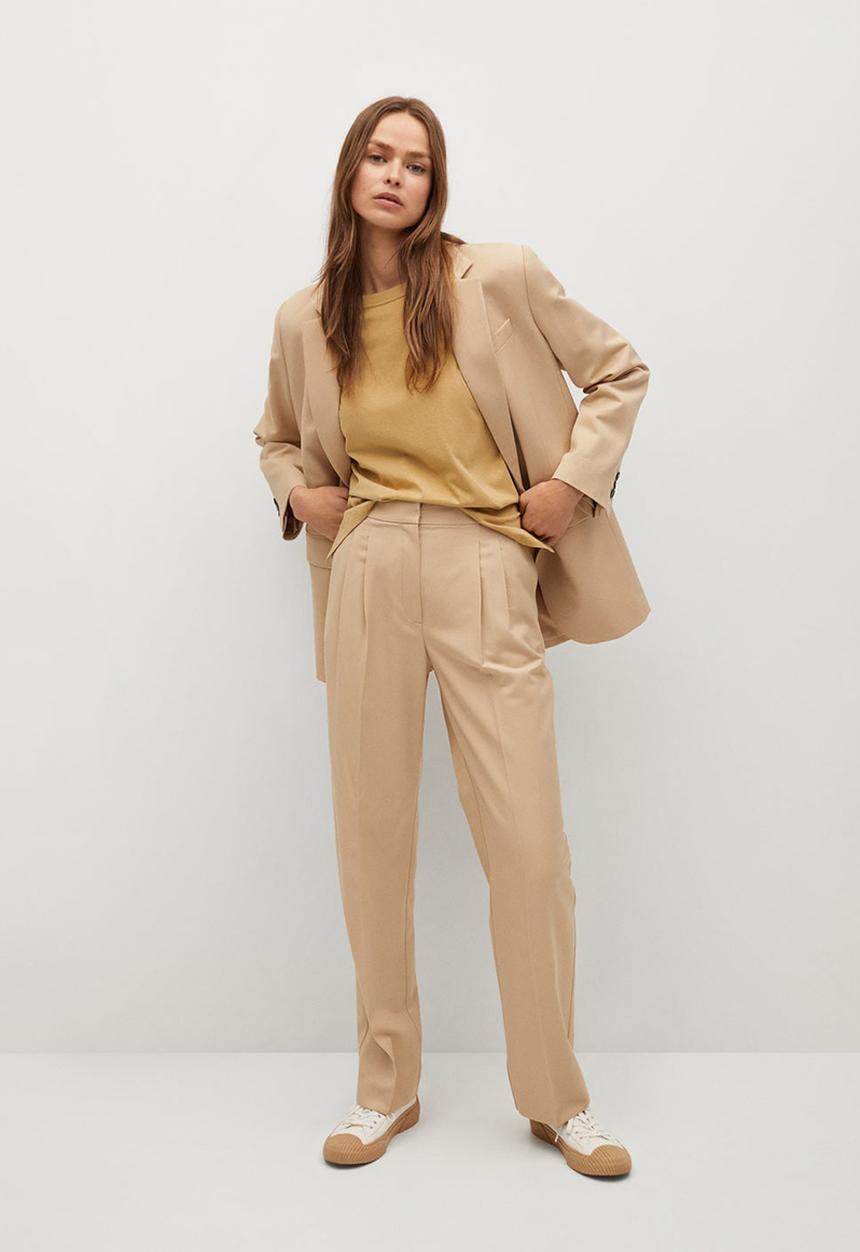 MANGO - T-shirt migi - brown