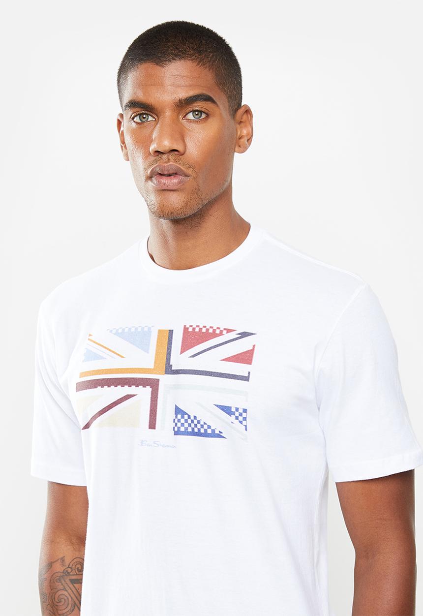 Ben Sherman - UK sliced tee - white