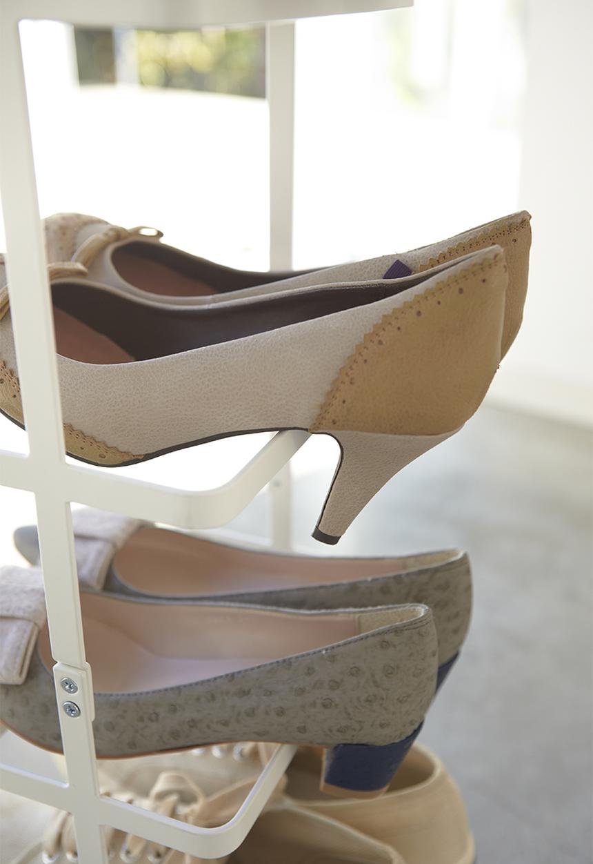 Yamazaki - Tower shoe rack - white