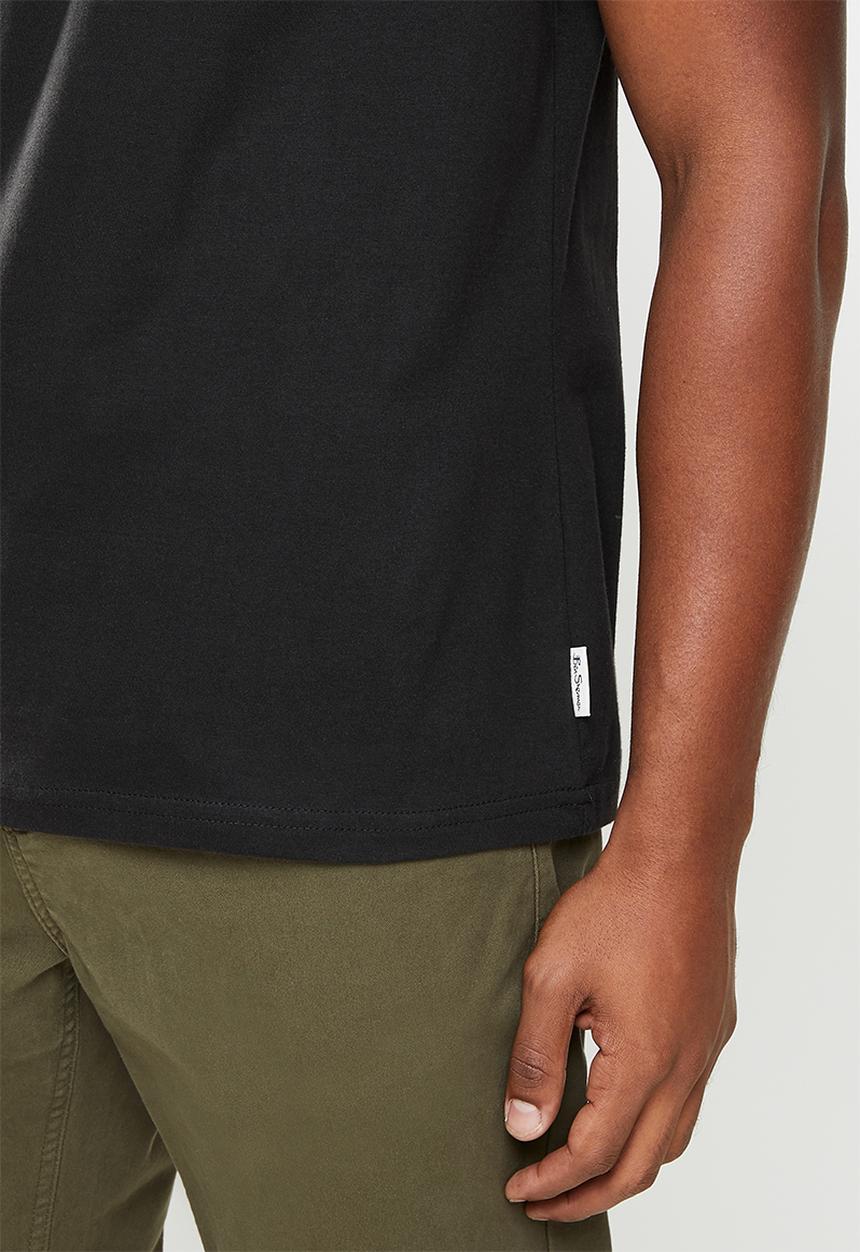 Ben Sherman - UK sliced tee - black