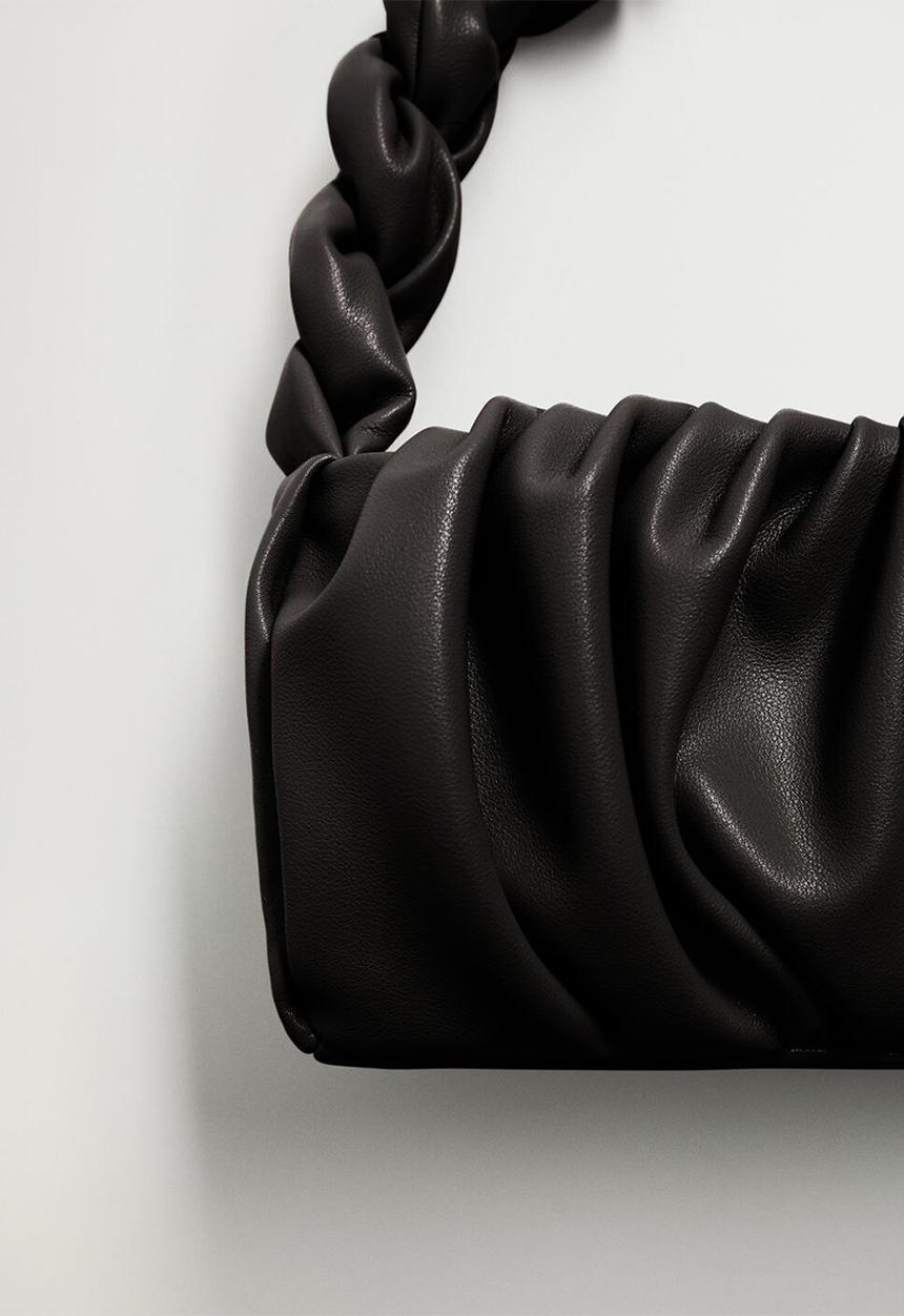 MANGO - Fusilli bag - black