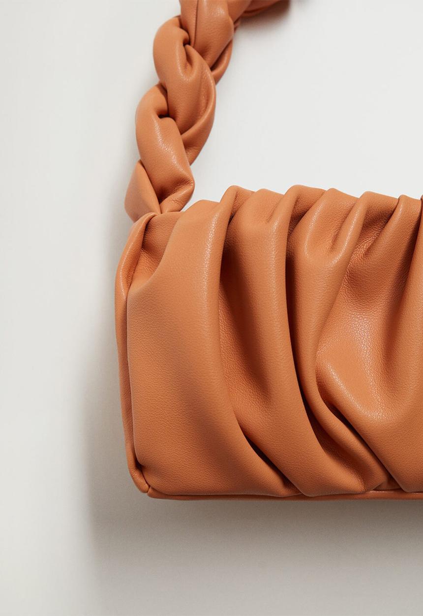 MANGO - Fusilli bag - tan
