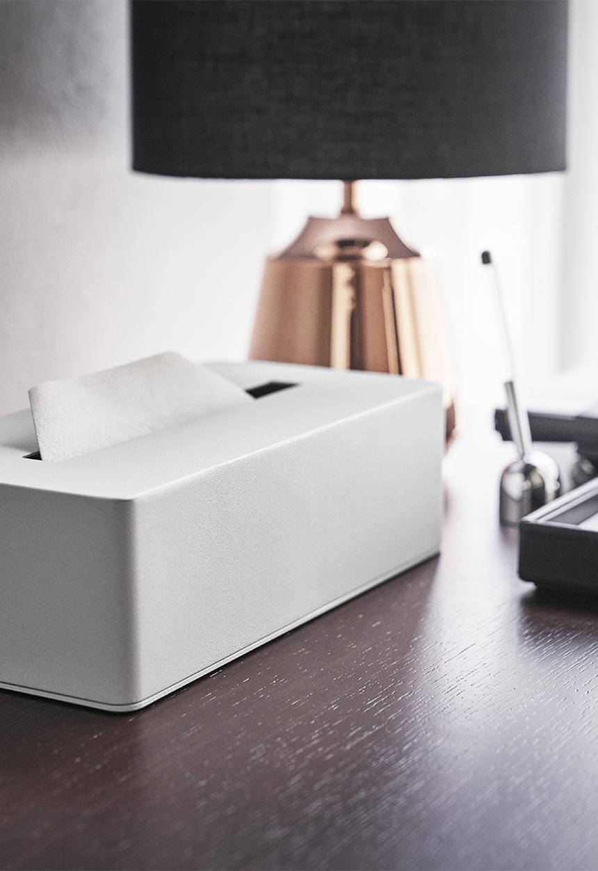 Yamazaki - Tower tissue case - white