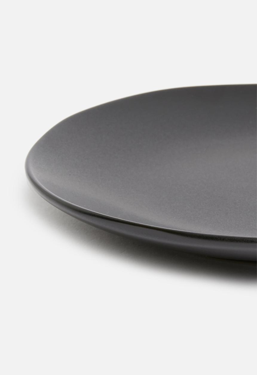 Sixth Floor - Kento side plate set of 4 - charcoal