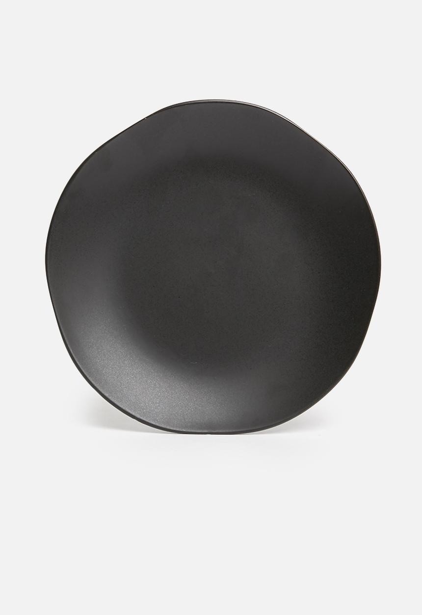 Sixth Floor - Kento side plate set of 4 - charcoal