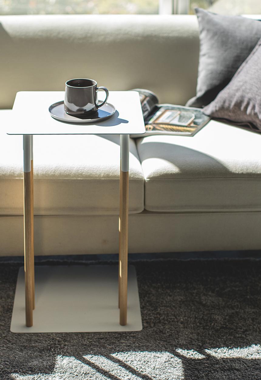 Yamazaki - Plain side table - white