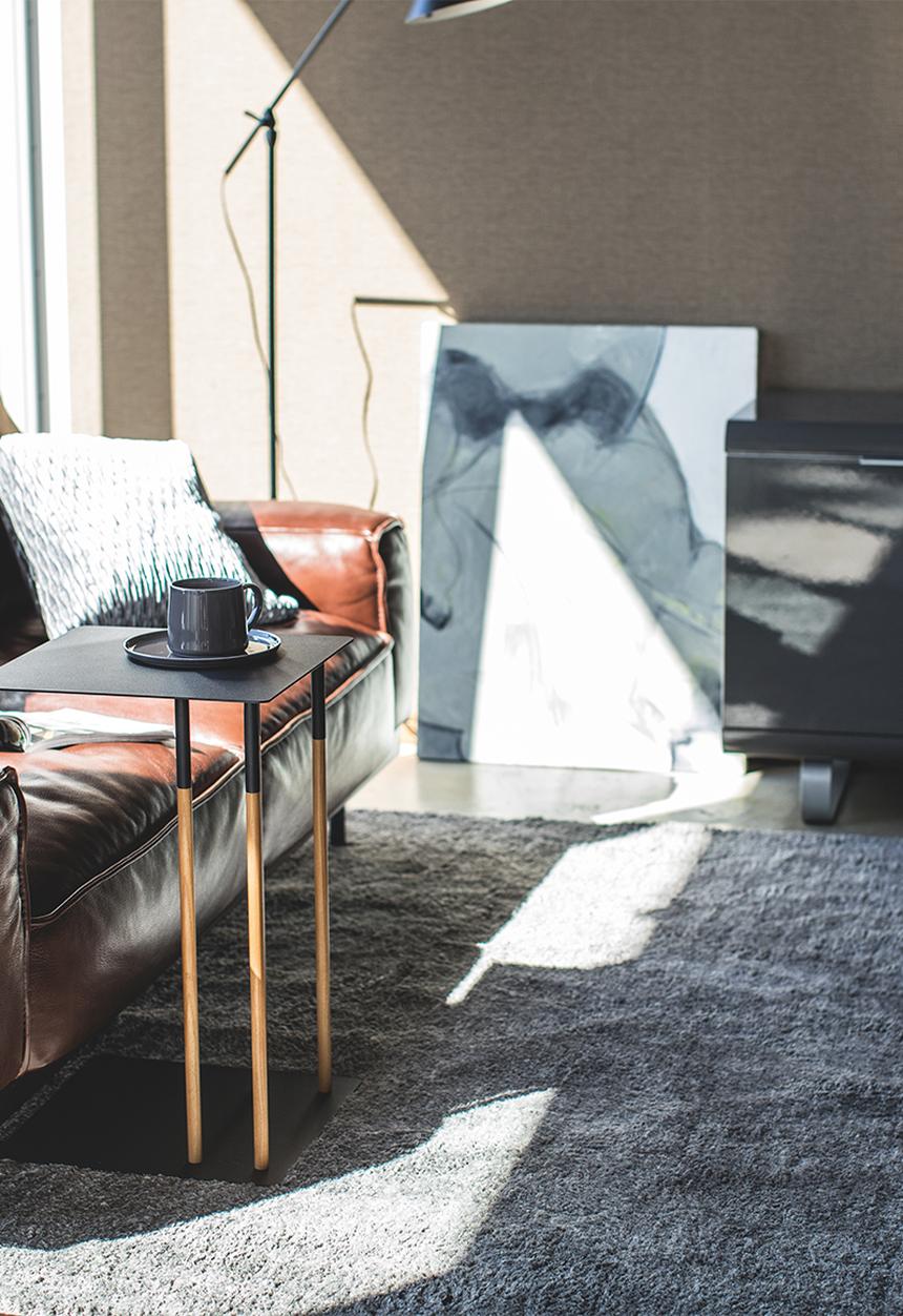 Yamazaki - Plain side table - black