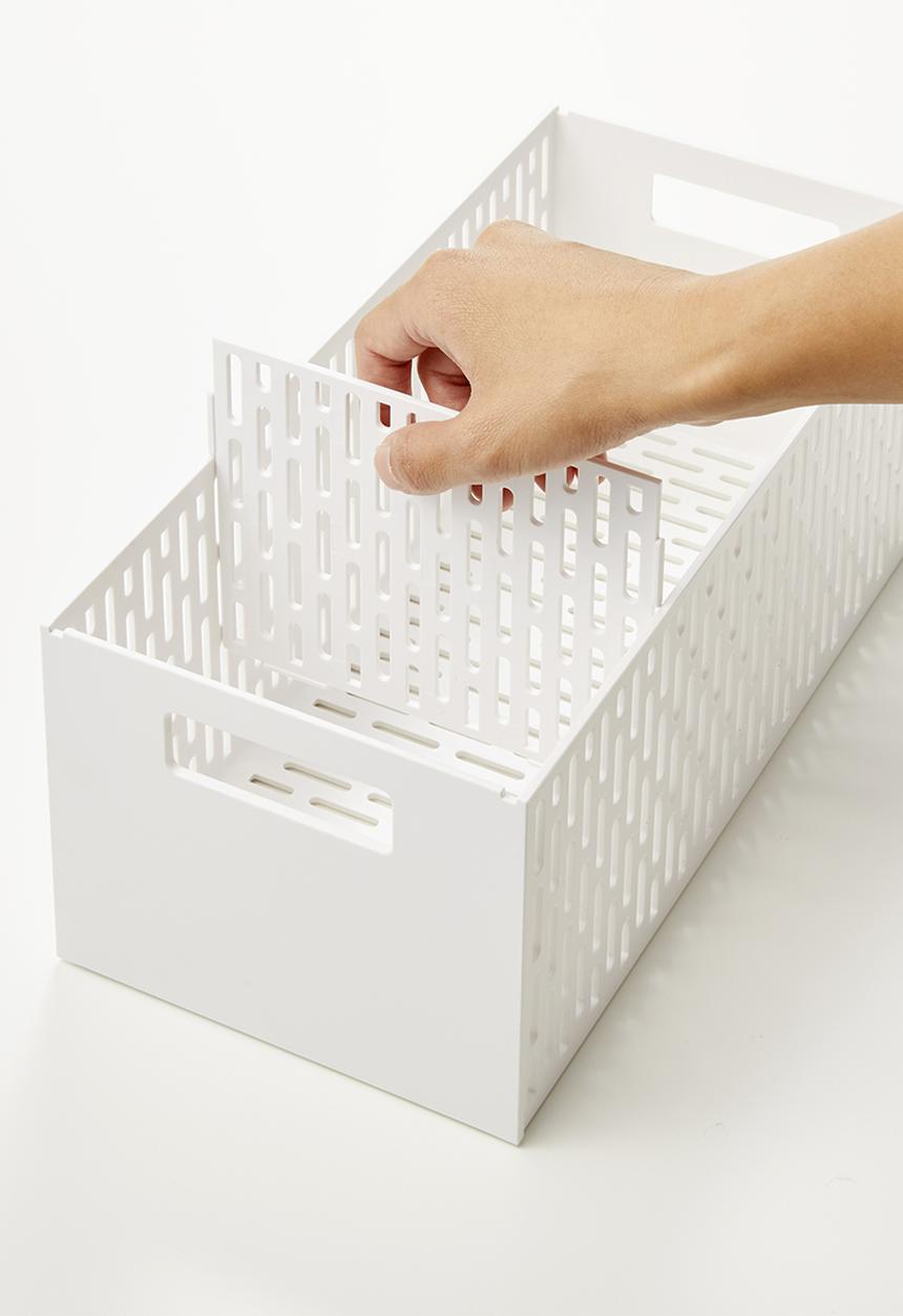 Yamazaki - Tower vegetable basket - white