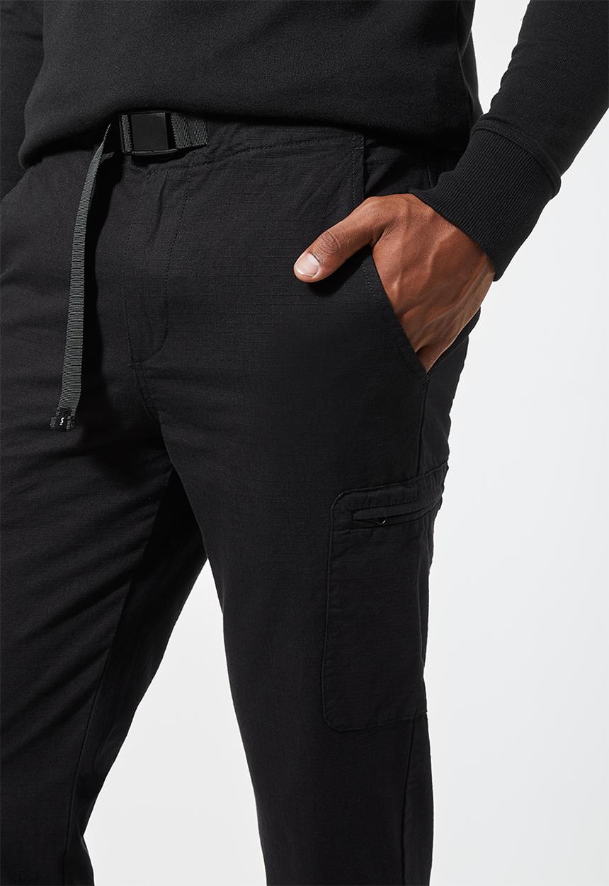 Superbalist - Osaka tapered utility pant - black