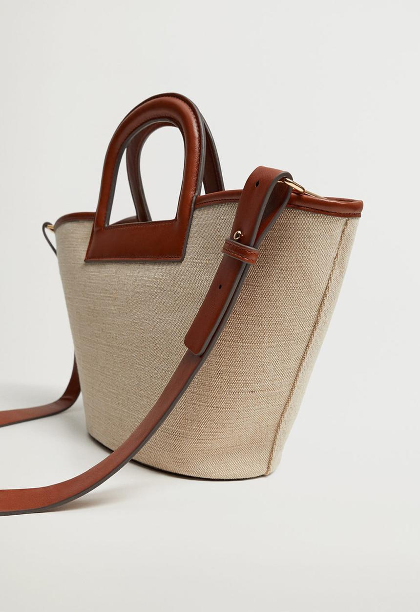 MANGO - Amberley bag - beige