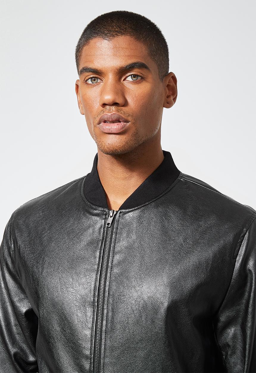 Superbalist - Nevada pu bomber jacket - black