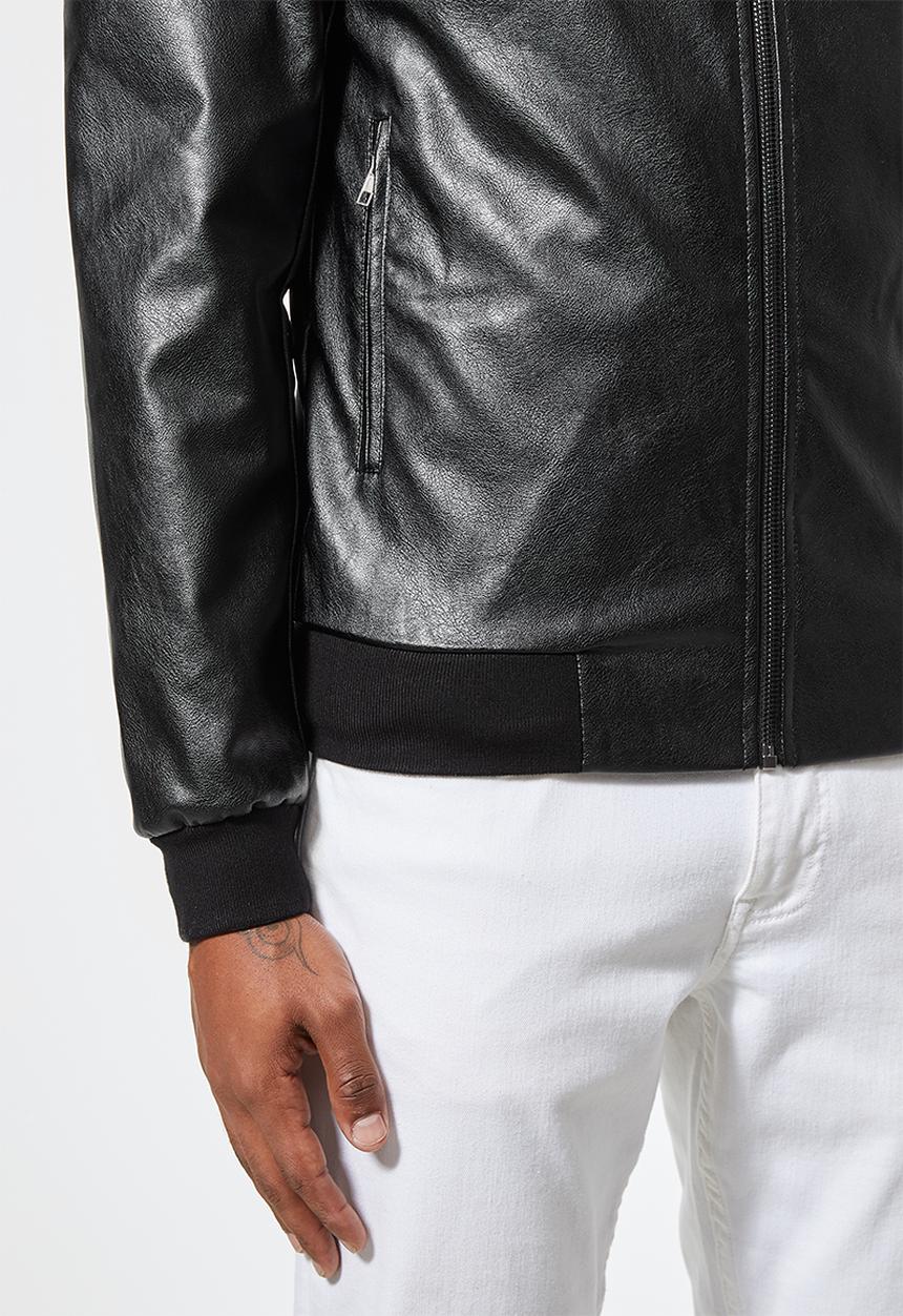 Superbalist - Nevada pu bomber jacket - black