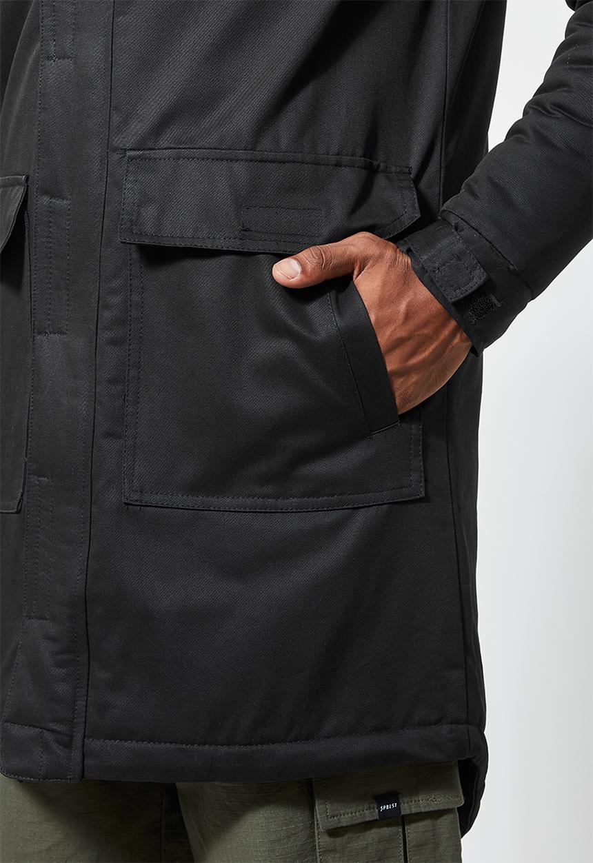 Superbalist - Storm padded parka - black
