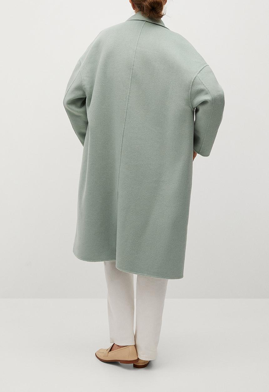 MANGO - Coat picarol - light green