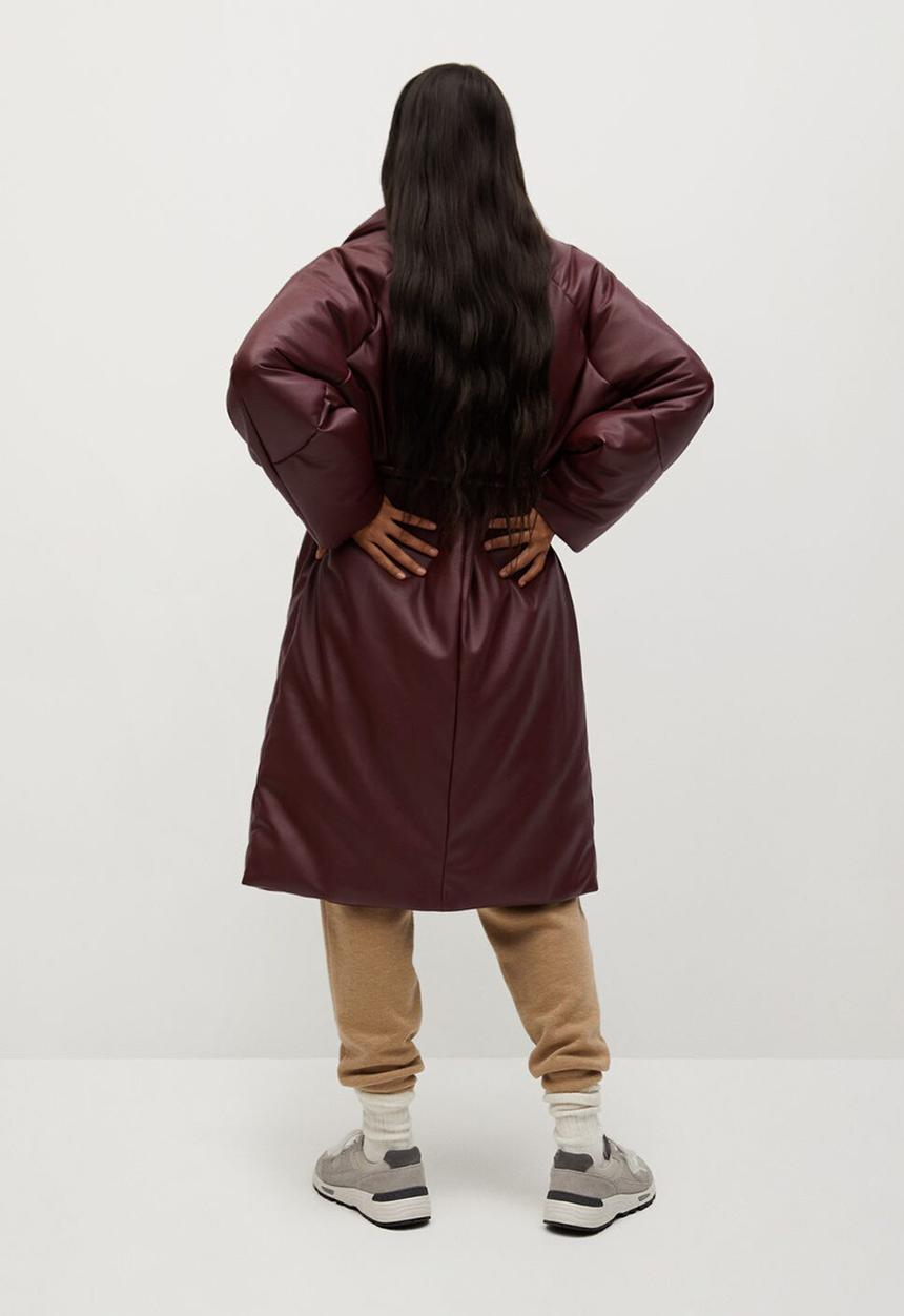 MANGO - Anorak ketchup - burgundy 