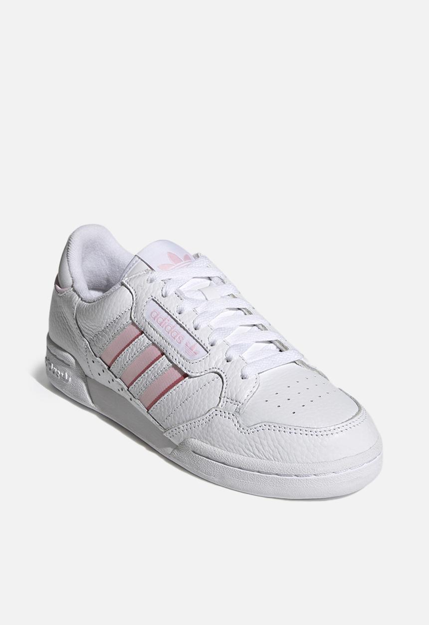 adidas Originals - Continental 80 stripes w - ftwr white/clear pink/hazy rose