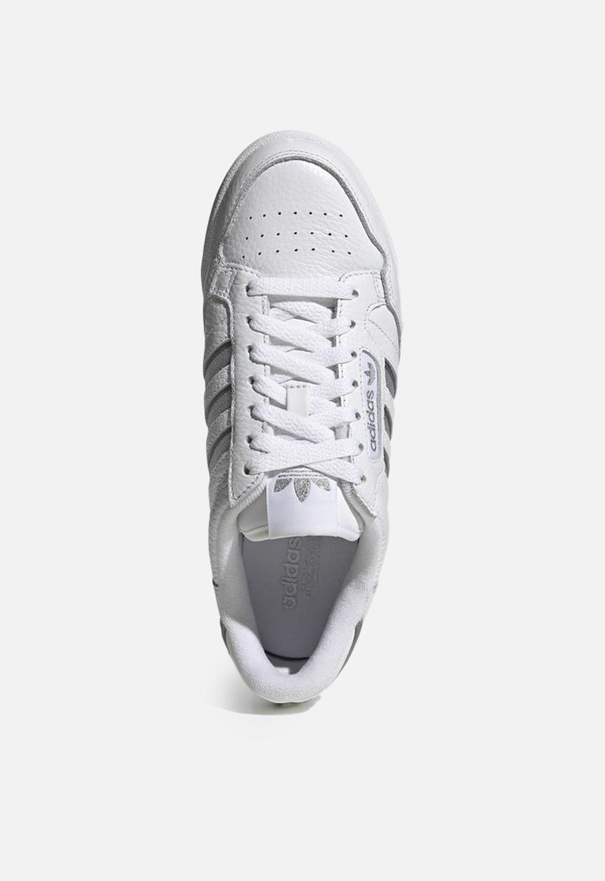adidas Originals - Continental 80 stripes w - ftwr white/silver met./grey three