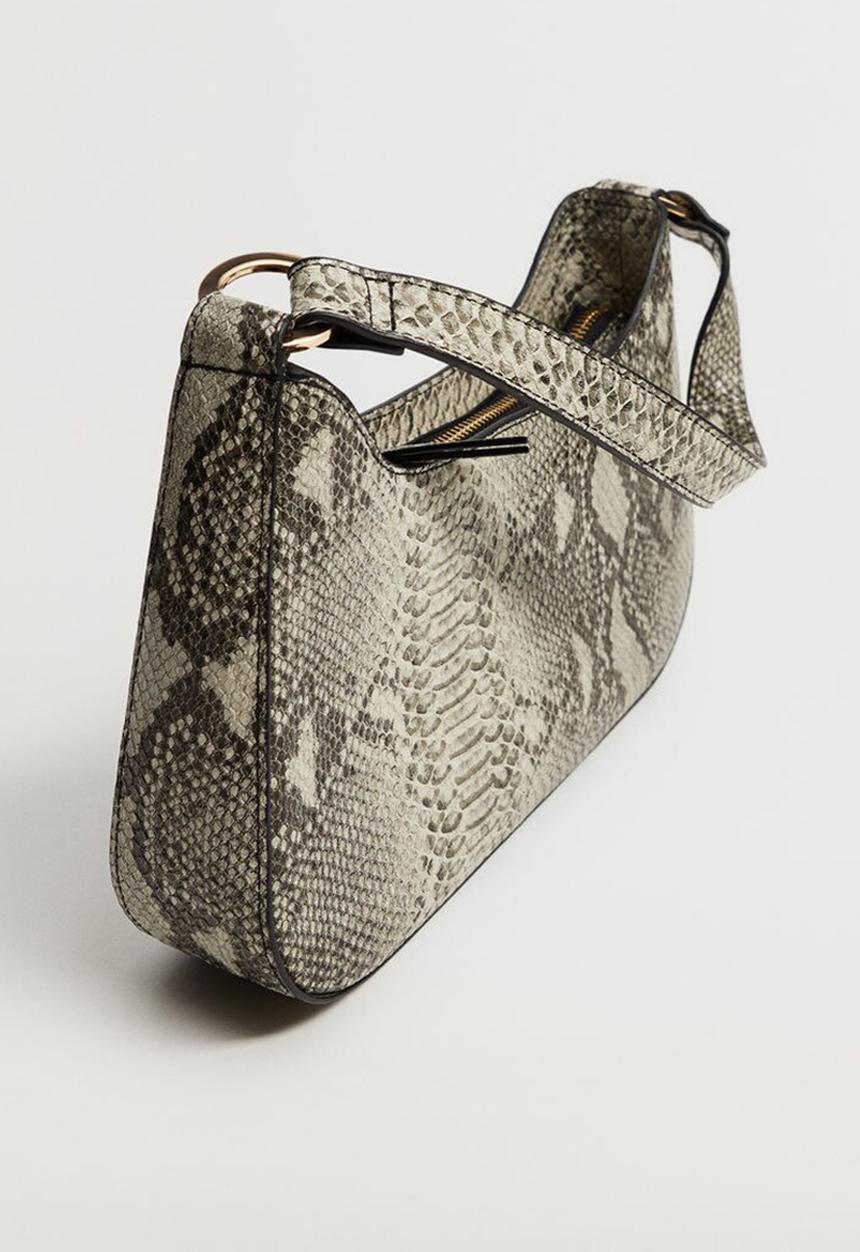 MANGO - Buho bag - grey 
