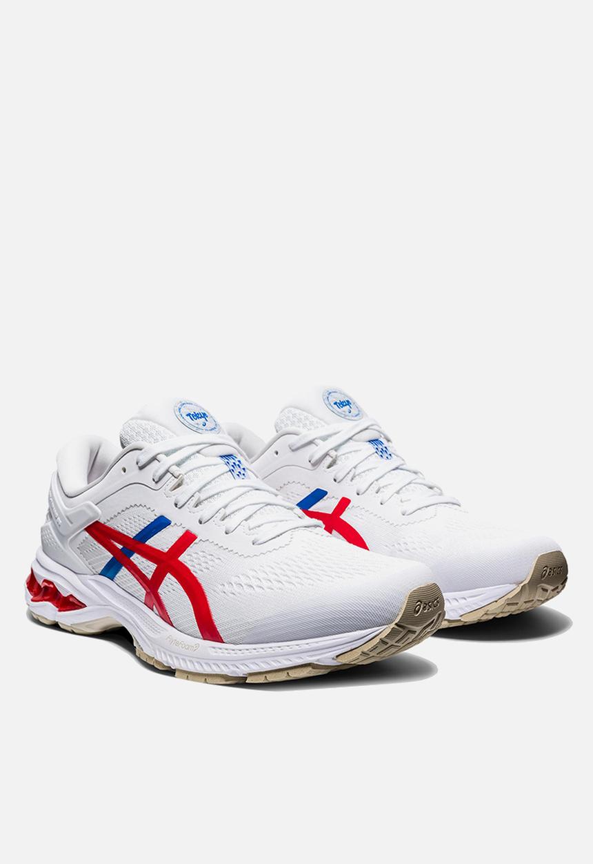 ASICS - Gel-kayano 26 - white/classic red