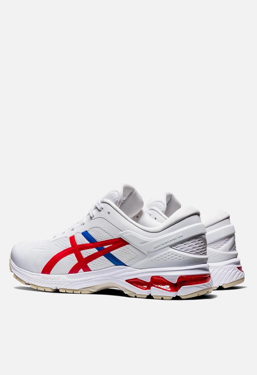 ASICS - Gel-kayano 26 - white/classic red