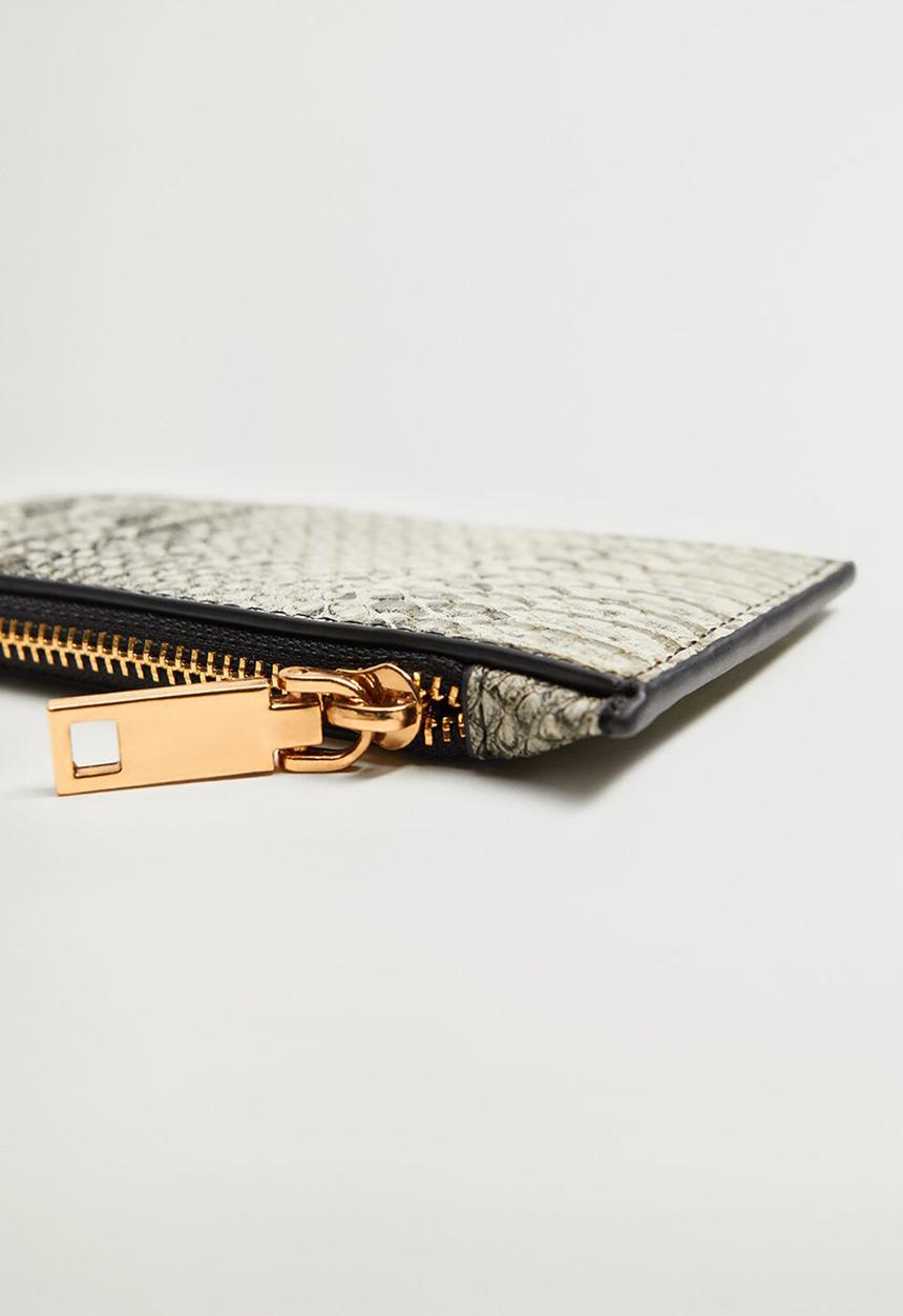 MANGO - Agustin card holder - grey