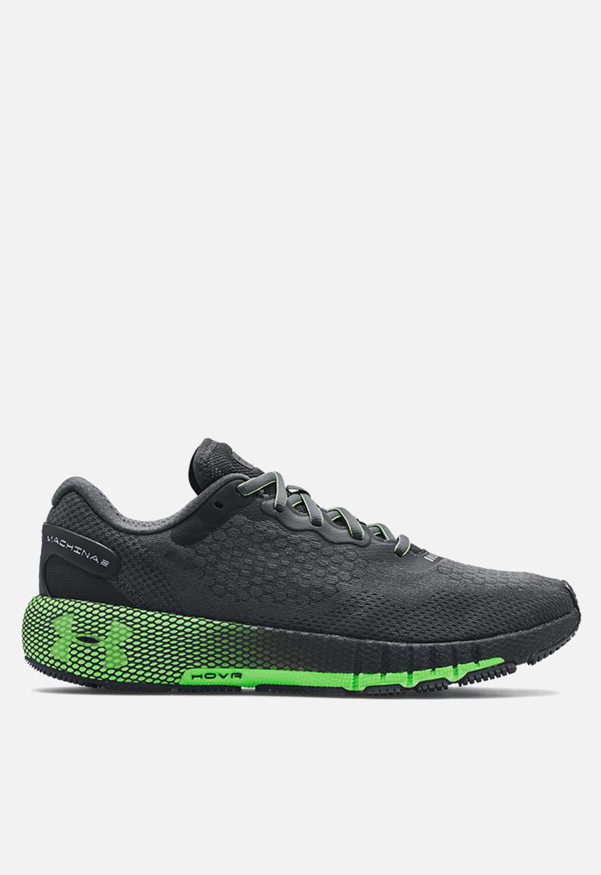 Under Armour - Ua hovr machina 2 - 3023539-104 - pitch gray / mod gray / hyper green