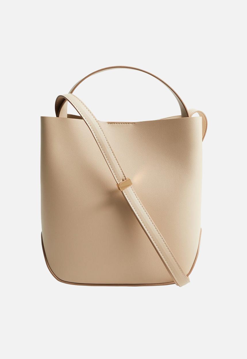 MANGO - Amberes bag - ecru
