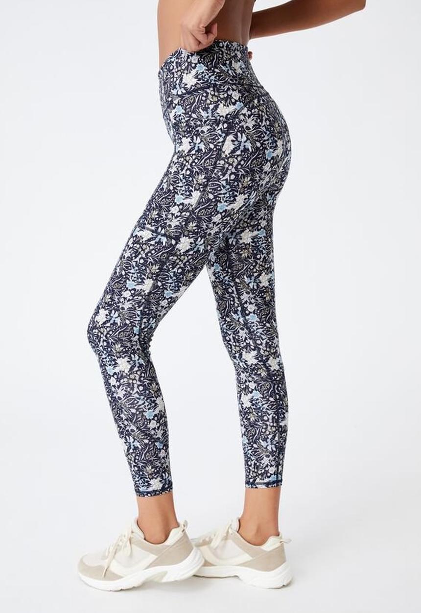 Cotton On - Lifestyle pocket 7/8 tight - winter sketched floral