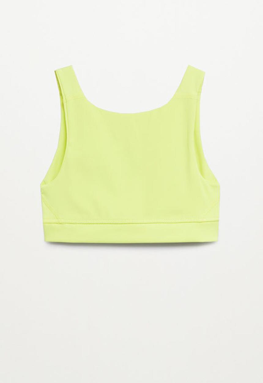 MANGO - Leticia crop top - yellow