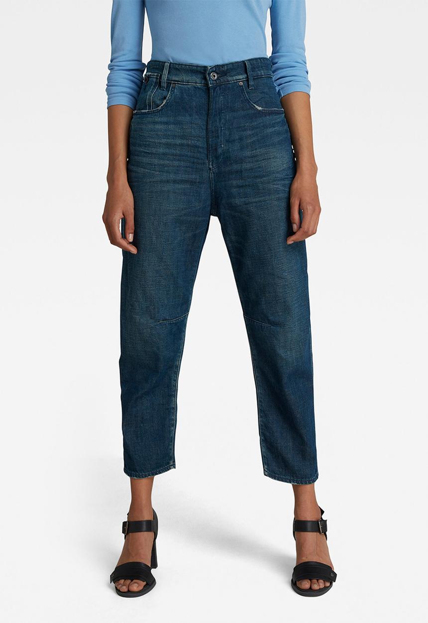 G-STAR - C-staq 3d boyfriend crop - dark blue