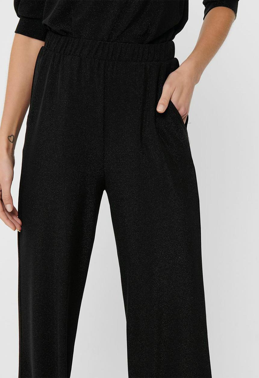 Jacqueline de Yong - Mahi wide pants - black 